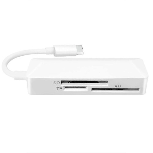PARKCard Reader USB C Card Reader Adapter Support TFSD XD Memory Card Reader