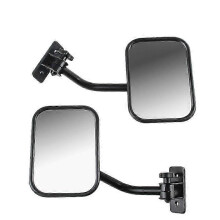 PARKsuitable for Doors Off Mirrors For Wrangler Tj, Jk, Lj Quick Release Side Mirrors Black 2Pack-CHENG