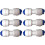 PARKNature's Water 1/4" koelkast-vriezer slangfitting 6-pack 1