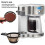 PARKsuitable for Reusable Coffee Basket Filter for Hamilton Beach 2-Way Brewer Coffee Maker Models 49980A, 2