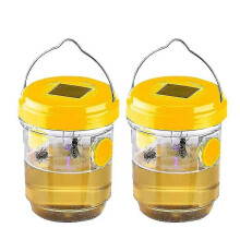 PARKsuitable for 2 Pack Solar Trap Outdoor Hanging, Cather Hanging With Light For Yellow Jackets,hornets,bee,