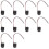 PARK10/Pcs CR2032 Button Coin Cell Battery Socket Holder with ON-OFF Switch 3V Battery Box 2