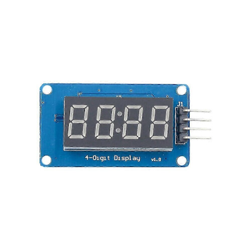 PARKsuitable for TM1637 4-Bits LED Display Module for Arduino, 0.36 Inch 7-Segment Red Anode Clock Tube