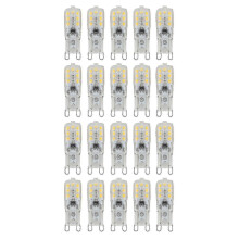 PARKsuitable for 20 X G9 1.5w Led Dimmable Capsule Bulb Replace Light Lamps Ac220-240v, Warm White-CHENG