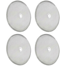 PARKsuitable for 4 Pcs 4 in Stainless Steel Replacement Coffee Filter Mesh,for 1000 Ml ,8 Cup French Press