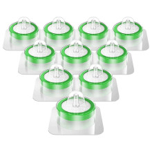 PARKgeschikt voor steriele spuitfilter PES 10-pack, poriegrootte 0,22 µm, membraandiameter 33 mm, hydrofiel