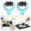 PARKsuitable for 2pcs Blue Replacement Brush Tips for Die Cleaning Tool - Easily Clean Tiny Paper Bits From 2