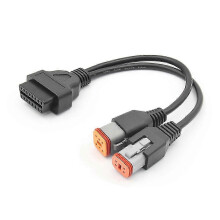 PARK4pin compatibele Harley Davidson 6pin naar 16pin OBD 2 verlengkabel-CHENG DU