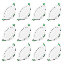 PARK12pcs 7w White Led Downlight Recessed Ceiling Lights Slim Spot Light-CHENG FU
