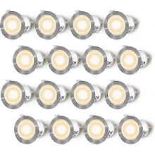 PARK-yhteensopiva paketti 16 led upotettavaa kohdevaloa yhteensopiva puuterassi, vedenpitävä Ip67, ulkona