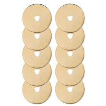 PARKTitanium roterende snijbladen 60 mm, 10 stuks, vervangende quilts, scrapbooks, naaien, kunstnijverheid,