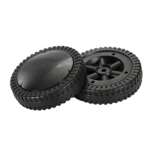 PARK2 Pack BBQ Grill Wheels Smooth Rolling Black 6 inch Tires compatible BBQ Grills-si xi