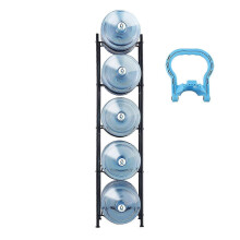 PARK5 Tiers Water Jug Holder, 5 Gallon, Single Row Water Bottle Rack compatible 5 Bottles, compatible