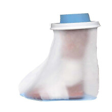 PARKWaterproof Foot Cover compatible Shower Adult, Foot Cast Covers with Non-Slip Padding Bottom, Watertight