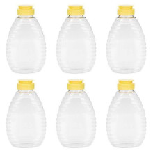 PARK6pcs Honey Bottles Honey Jars With Lids Honey Squeeze Bottles Sealing Bottles -SX