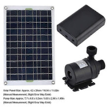 PARKSoveltuu 50 W aurinkovesipumpulle 800L/H DC12V hiljainen aurinkosuihkulähdepumppu puutarhaan ja