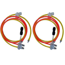 PARKGeschikt voor 2 stuks reparatieset voor zware vrachtwagenstoelluchtleidingconnectorkleppen A0009190794-JC