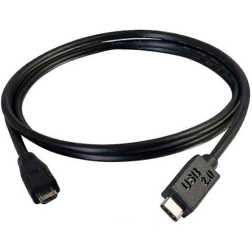 Cable USB 2.0 PARK3m USB Tipo C a USB Micro B M/M - Cable USB C Negro - Cable USB - Micro-USB Tipo B