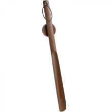 PARKWood kenkätorvi 50 cm pitkä kahva, yhteensopiva eläkeläisten kanssa, puinen kenkätorvi, yhteensopiva