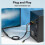 PARKCable de conversión de audio digital a analógico, SPDIF digital/óptico y coaxial a analógico L/R 2