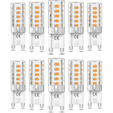 PARK10kpl G9 LED-polttimo Himmennettävä 5W Lämmin valkoinen 3000K G9 LED Polttimot Halogeeni Vastaava