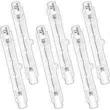 PARKPack 6 halogeenipolttimo R7s 78mm 100w 230v, himmennettävä halogeeniputkilamppu, lämmin valkoinen