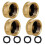 PARK3/4inch messing tuinslangdop met ringen, 4 stuks 1
