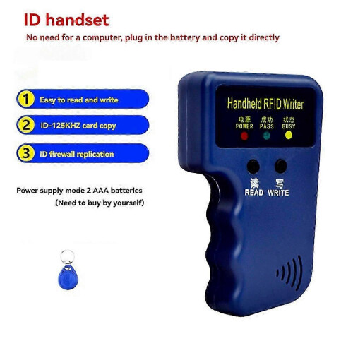 PARK125Khz RFID Card Reader+1 Keyfobs Kit Copier Writer Duplicator Programmer ID Card Copy EM4305 T5577