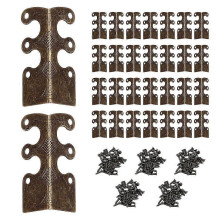 PARK30PCS Eckenschutz, Sockelleisten-Eckenschutz, Sockelleisten-Eckenschutz, Vintage-Metallecke