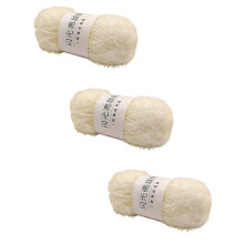 PARKGlass Yarn DIY Hand-Woven Doll Gold Yarn Braided Bright Yarn D