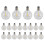 PARK20 Pcs G40 LED Light Bulbs E12 Screw Base Shatterproof Globe Bulbs for Solar String-si xi 2