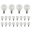 PARK20 Pcs G40 LED Light Bulbs E12 Screw Base Shatterproof Globe Bulbs for Solar String-si xi 1