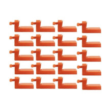 PARK20Pcs - Clips espaciadores para sistema de nivelación de baldosas en ángulo macho con cinta adhesiva,