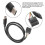 Cable adaptador de extensión PARKUSB de 9 pines macho a placa base USB C macho, cable tipo C 2
