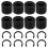 PARK8Pcs Retaining Clip Rings Suitable for and 8Pcs Rubber Roller Replacement, Keep Rubber From Moving 1