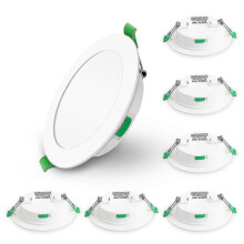 PARK6 Pack 7w Ultra ohut himmennettävä led-alasvalo Cct 95-100mm aukko valkoinen