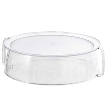 PARKTall Magnetron Glazen Borddeksel Spatbescherming Deksel Met Handvat Voor Het Koken Van Spek, Stomen