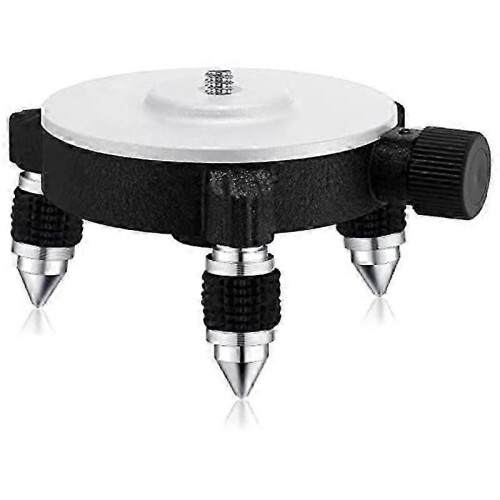 PARK360 Adjustable Laser Level Adapter Rotating Base for Tripod Fine Tuning Pivot