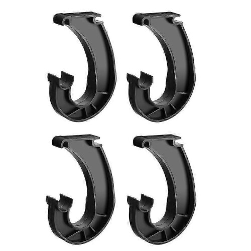 PARKHanging Closet Pole Support Closet Rack Bar Bracket Sturdy J-Shaped Closet Bracket