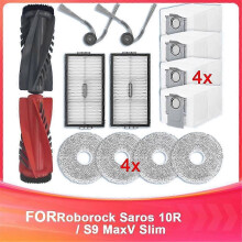 PARKsuitable für Kompatibel für Roborock Saros 10R / S9 MaxV Slim Ersatzteile Wichtigsten Seite Pinsel