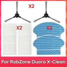 PARKsuitable für Für RobZone Duoro X-Clean Roboter Staubsauger Ersatzteil Zubehör Seite Pinsel Hepa-Filter