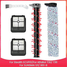 PARKgeeignet für Roller Brush & Filter Kit für Stealth ECVP01 für AlfaBot T30/ T36 für SUNSMAI S11/