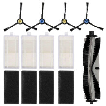 PARKsuitable für Roller Seite Pinsel HEPA-Filter für ILIFE T20s Roboter Staubsauger Staubsauger Ersatz