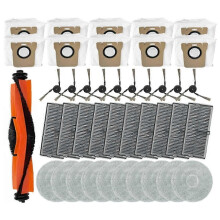 PARKsuitable für Für Xiaomi Mijia M40 D110CN Ersatz Teile Wichtigsten Seite Pinsel Hepa-Filter Mopp