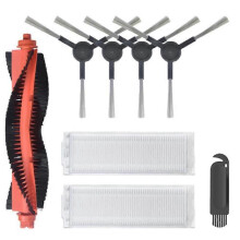 PARKgeeignet für Xiaomi Mijia Mop Pro STYJ02YM/für VIOMI V2 PRO/V3 Roboter-Staubsauger Haupt-/Seitenbürste