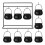 PARKBlack Witches Cauldron Candy Serving Bowls su Rack Plastic Candy Container Bucket Sets per la cucina 1