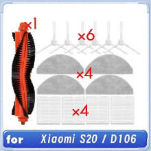 PARKsuitable für 15 Pcs für Xiaomi S20 / D106 Roboter Staubsauger Reinigung Kit Kehrmaschine Zubehör