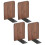 PARKWalnut Fermalibri in legno, fermalibri resistenti adatti per scaffali Robusto supporto per libri 1