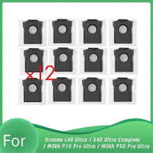 PARK12 Stück Staubbeutel kompatibel mit Dreame L40 Ultra / X40 Ultra Complete / MOVA P10 Pro Ultra /