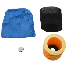 PARKsuitable for Textile Filter Bags Wet and Dry Foam Filter HEPA Filter for Karcher MV1 WD1 WD2 WD3 Vacuum